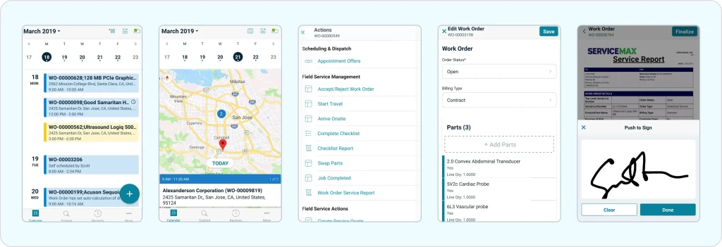 ServiceMax's mobile field apps image