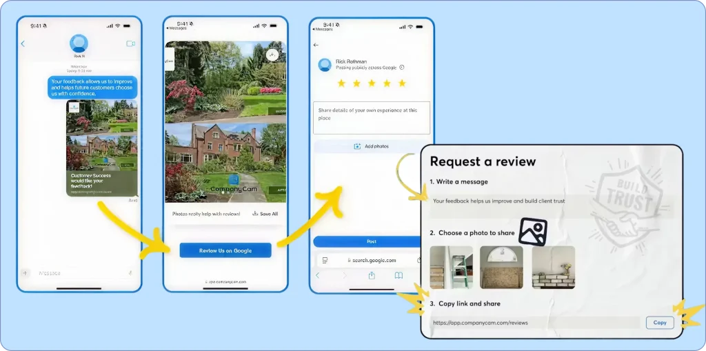 review request of companycam