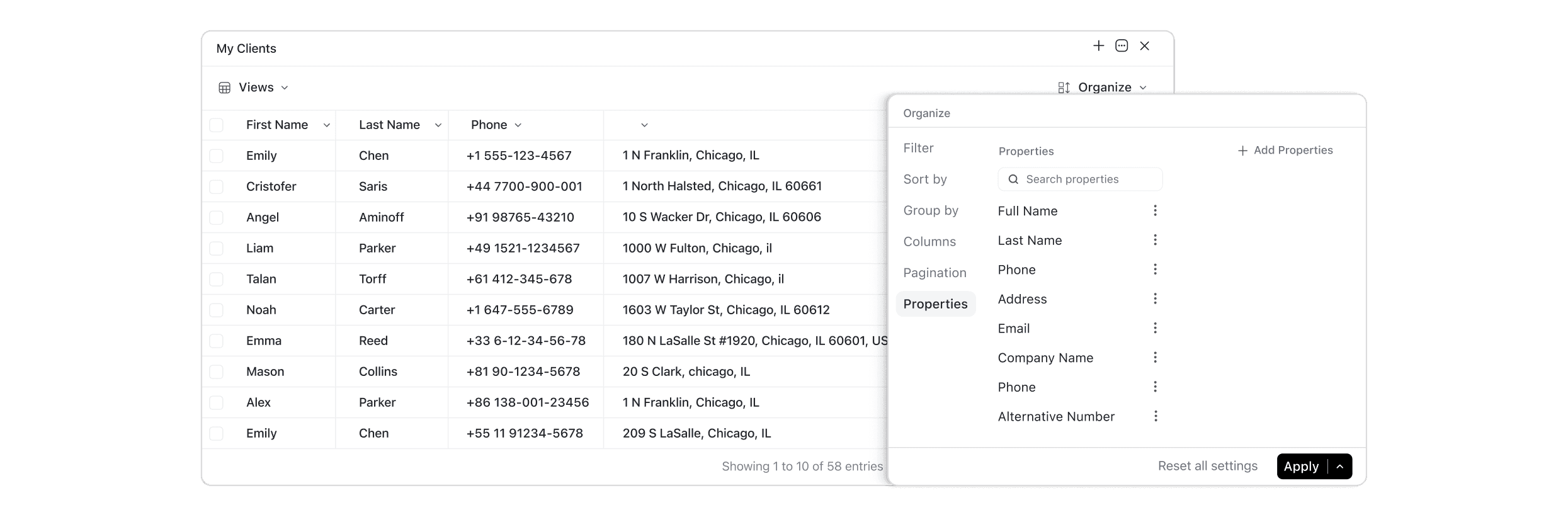 All Customer Info in One Place