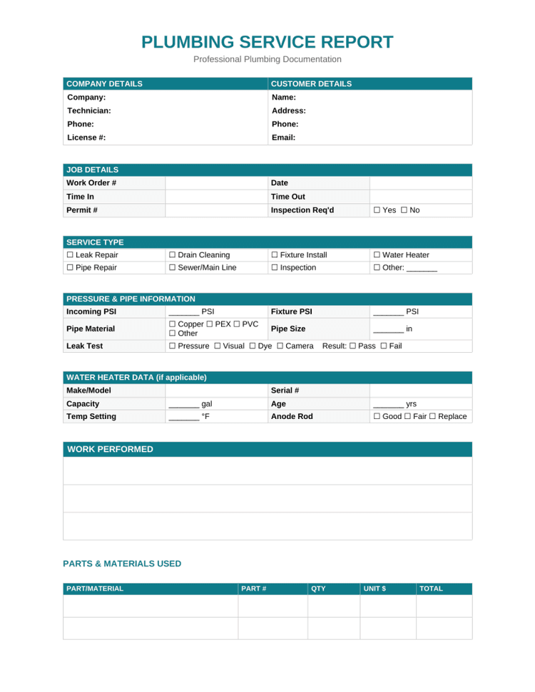 Field Service Report Template [Free PDF & Word] | 2026