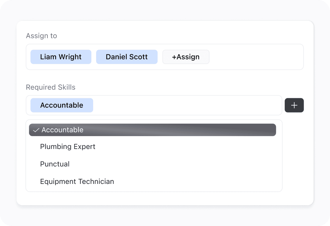 skill-based-tehnician-filtering
