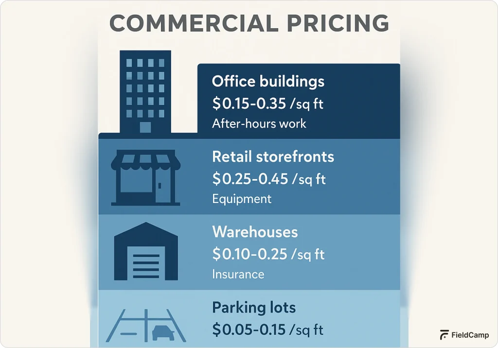 commercial pricing