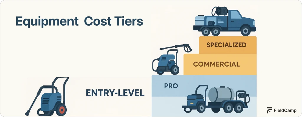equipment cost tiers