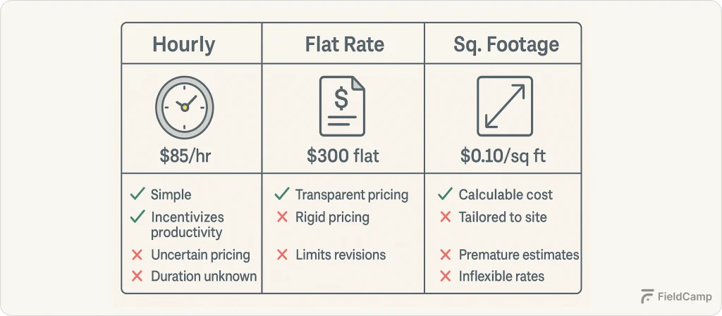 common-roofing-pricing-models