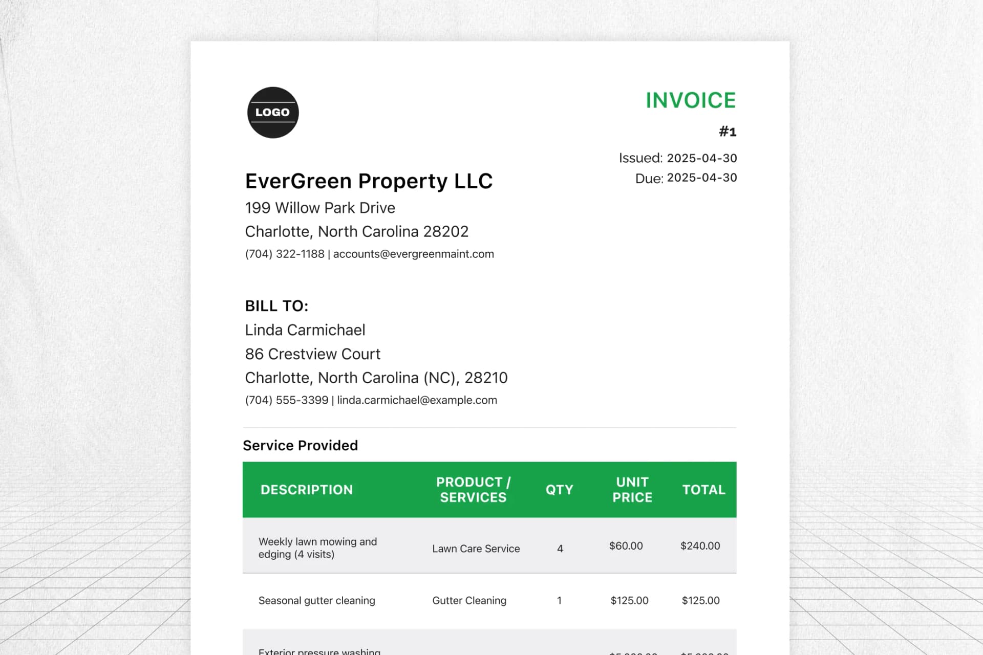 property-maintenance-invoice-template