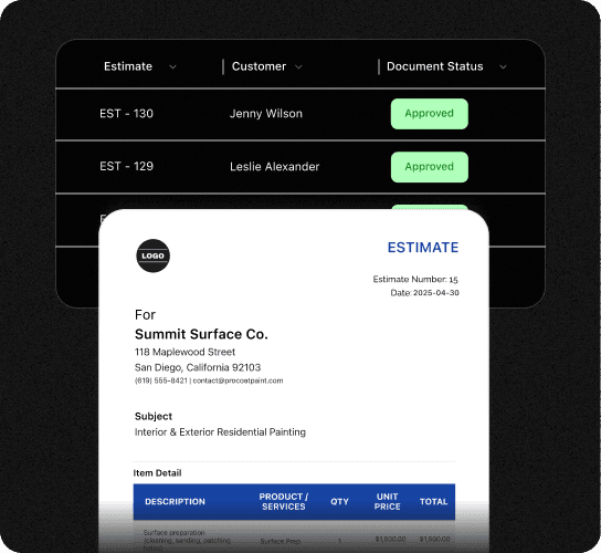 Estimates that close more flooring projects