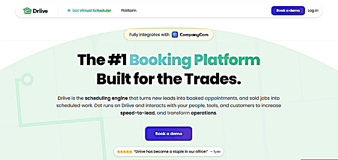 Driive booking platform 