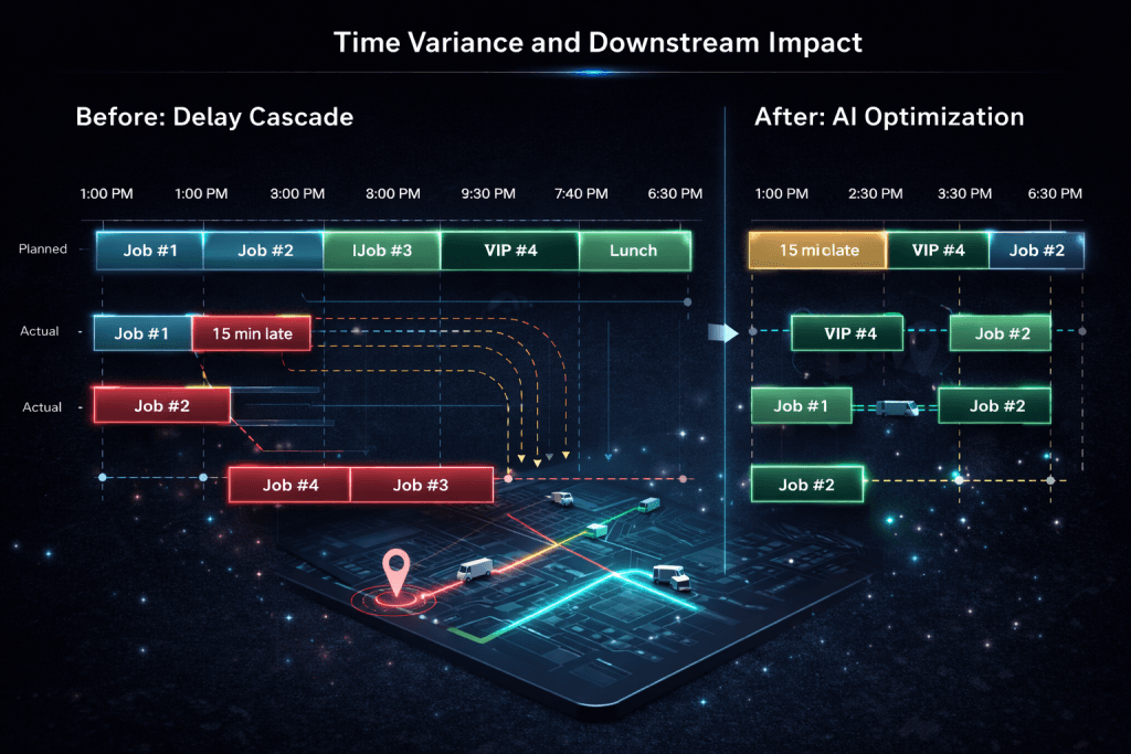 Picture of time based variance 