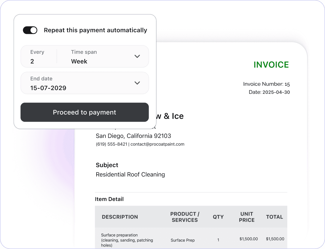 why field Quotes Invoicing