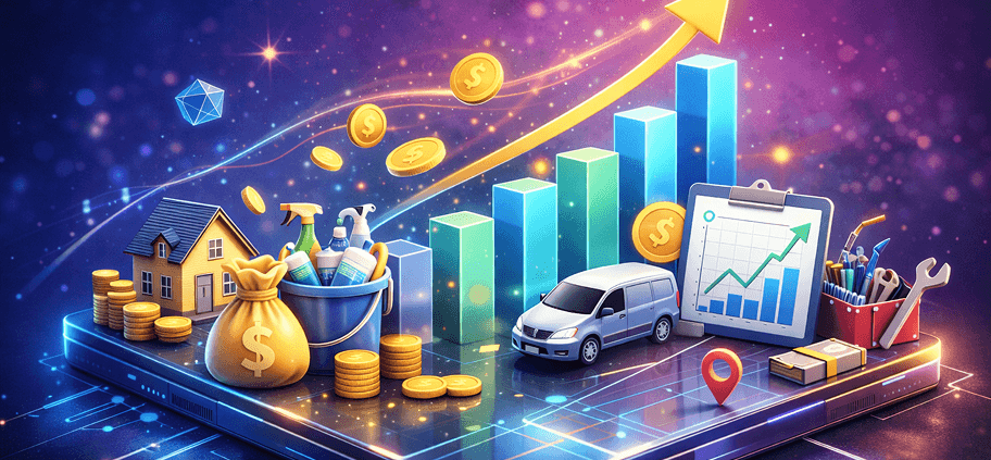 feature image of cleaning business profit margins