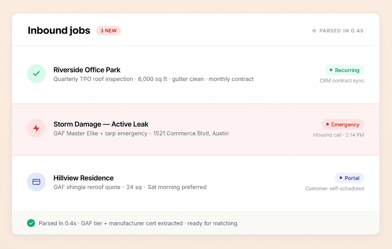 Inbound jobs — FieldCamp