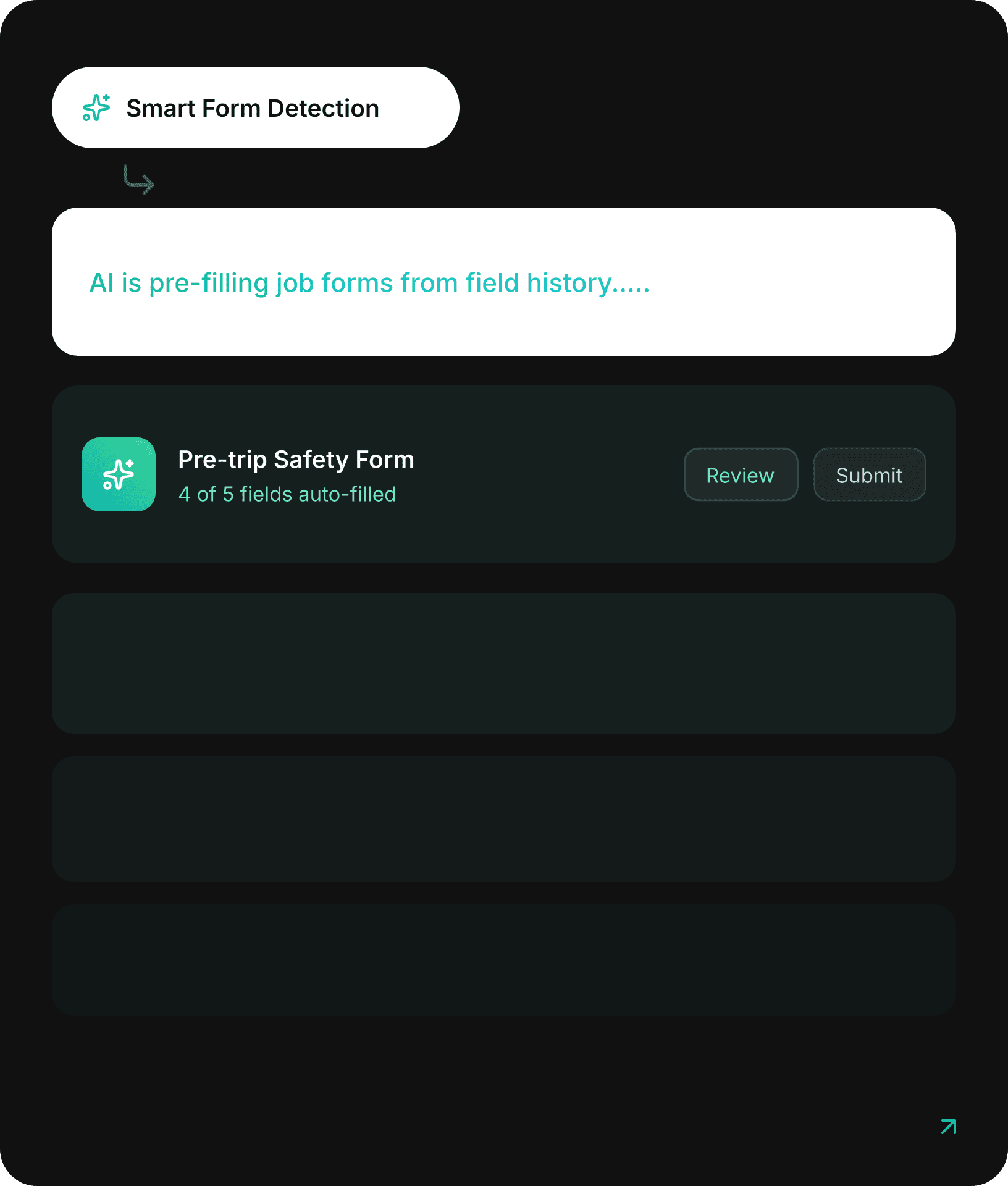How AI pre-fills job forms and checklists using field history to speed up inspections, safety forms, and service documentation