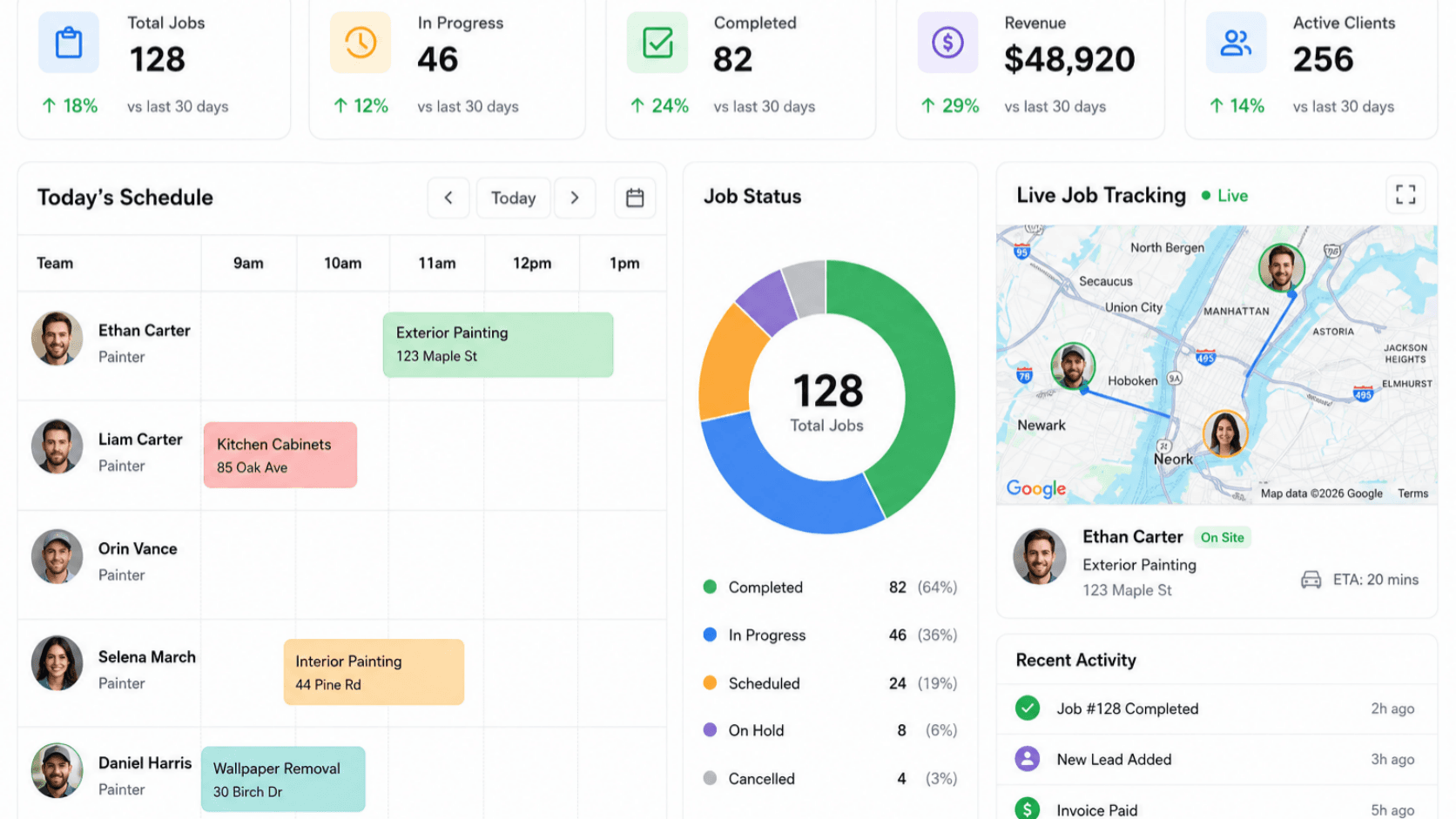 Painting business management software