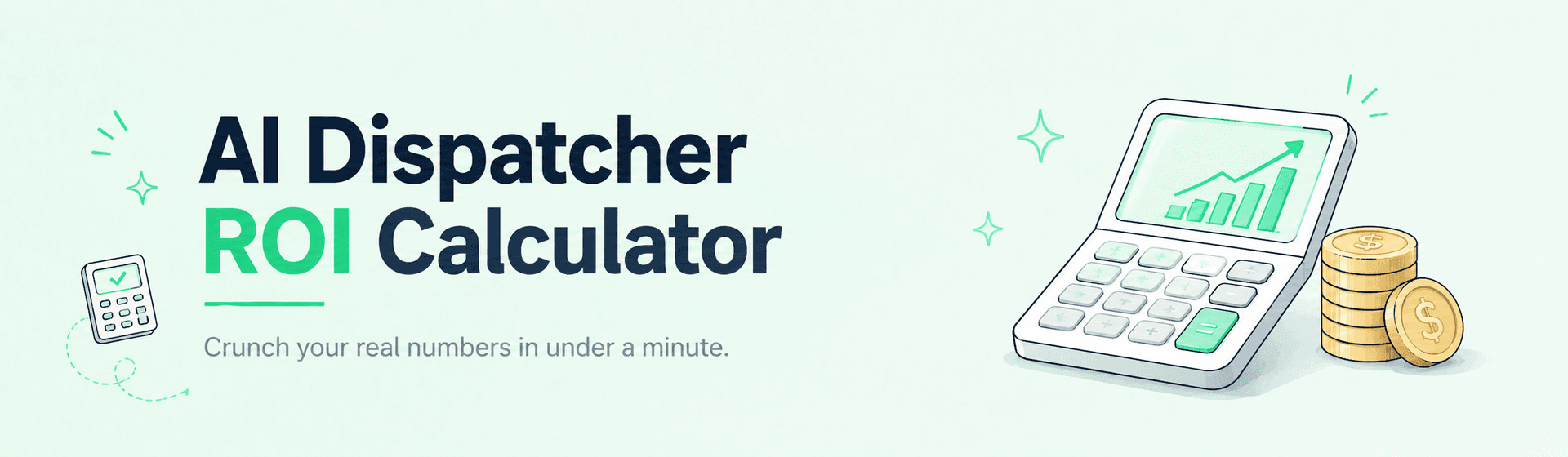 AI Dispatcher ROI Calculator: The 4-Bucket Math (2026)