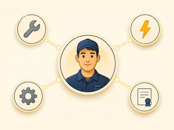 Skill Based Technician Assignment: The 3-Rule AI System