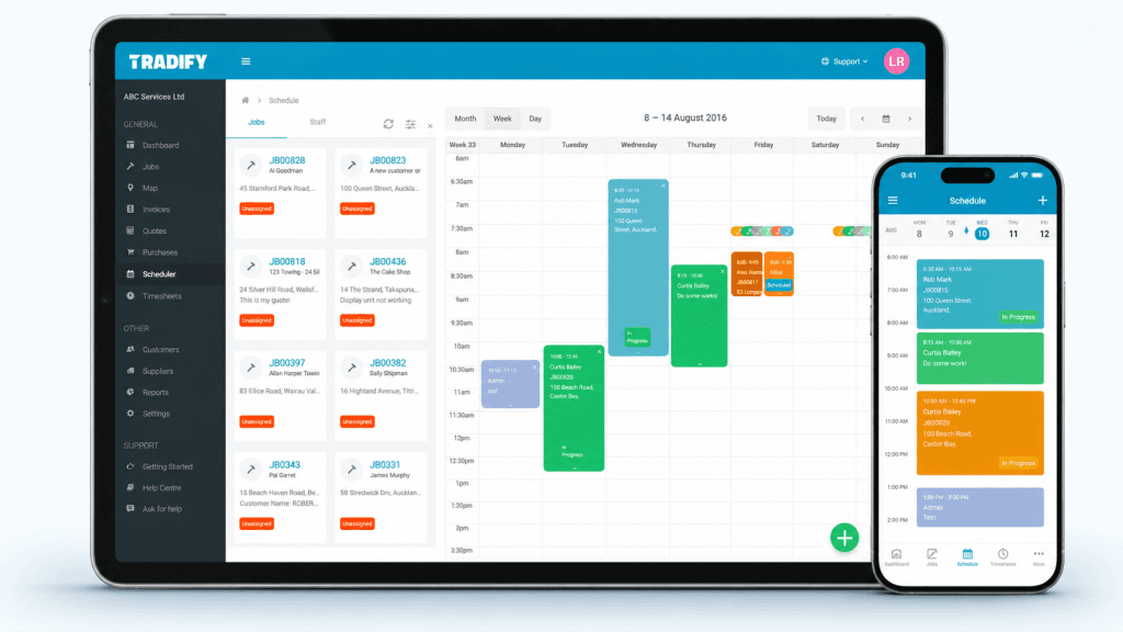 Tradify — Best for Tradies Wanting a ServiceM8 Feel (with Android