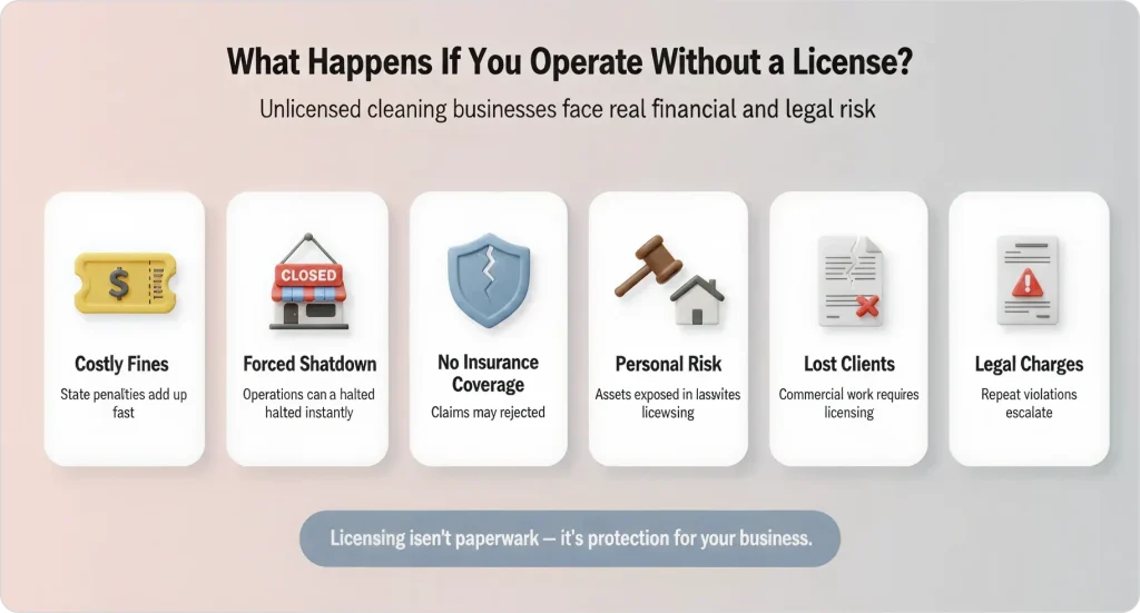 What Happens If You Operate Without a License?