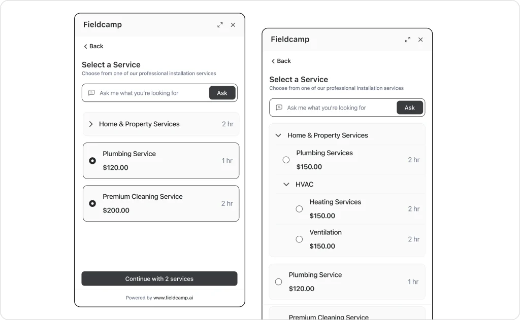 service-selection-and-customization
