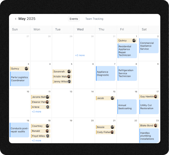 Make sure your calendars are always filled with job fixes