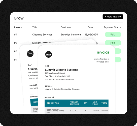 Polished invoices, your easiest way to get paid faster
