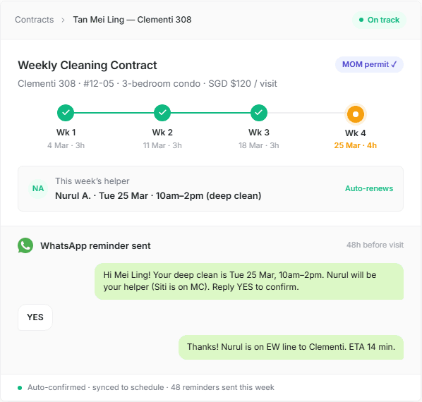 Weekly/monthly jobs on autopilot