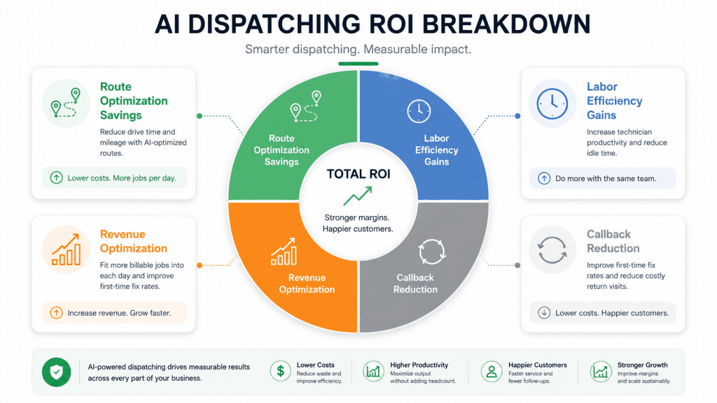 AI Dispatching ROI Breakdown