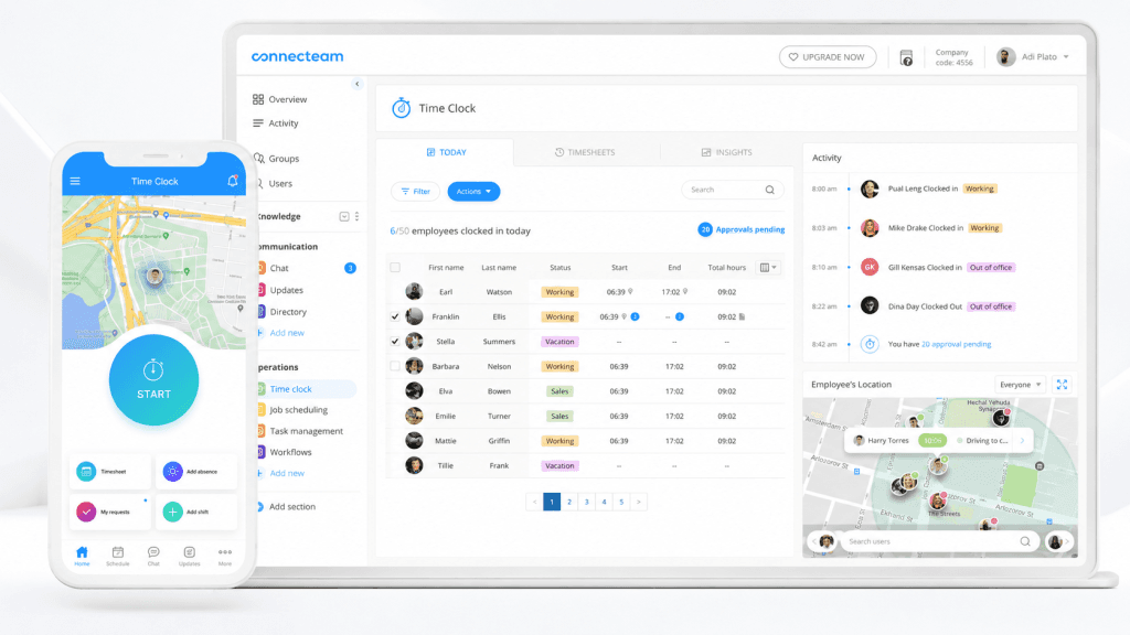 Connecteam — Best for Android Workforce Management